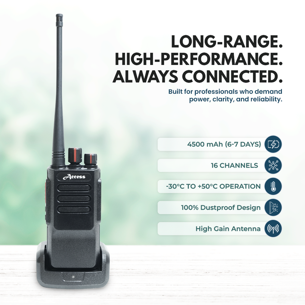 Access P9 Profession Transceiver  Walkie Talkie
