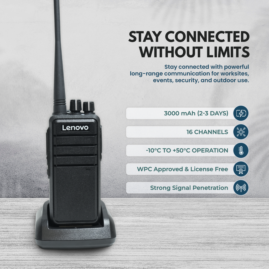 Lenovo N99 License Free Walkie Talkie