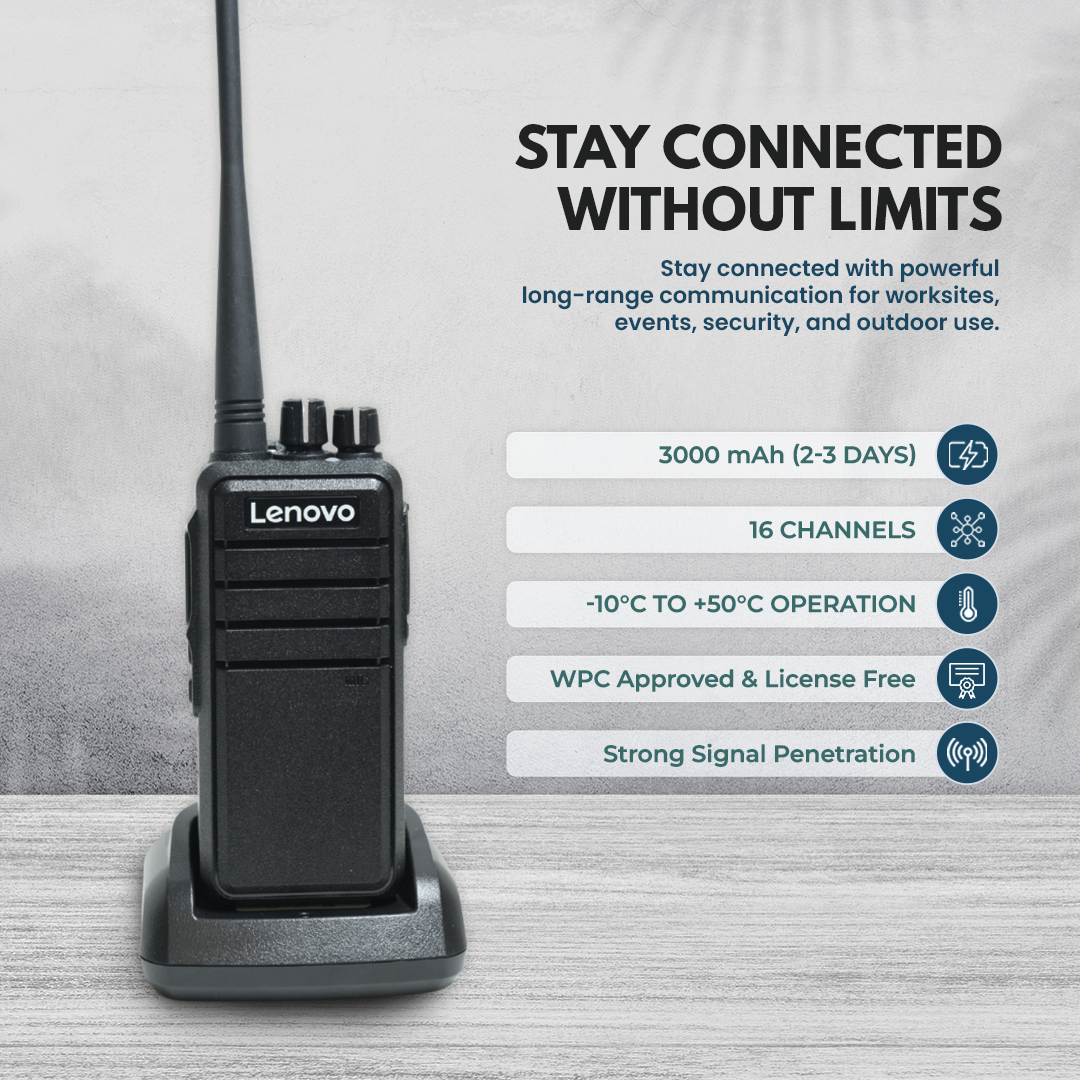 Lenovo N99 License Free Walkie Talkie