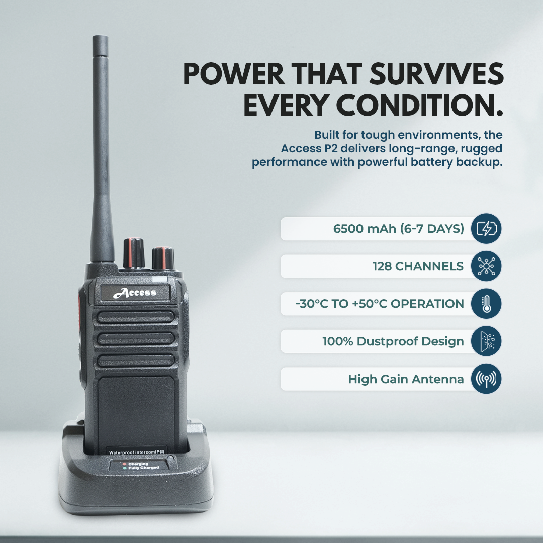 Access P2 High Performance Two Way Radio